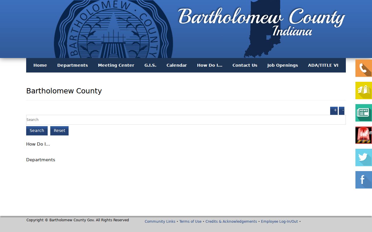Official Bartholomew County FAQ with the picture identification warrant instruction